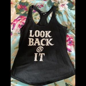 “Look back @ it” tank